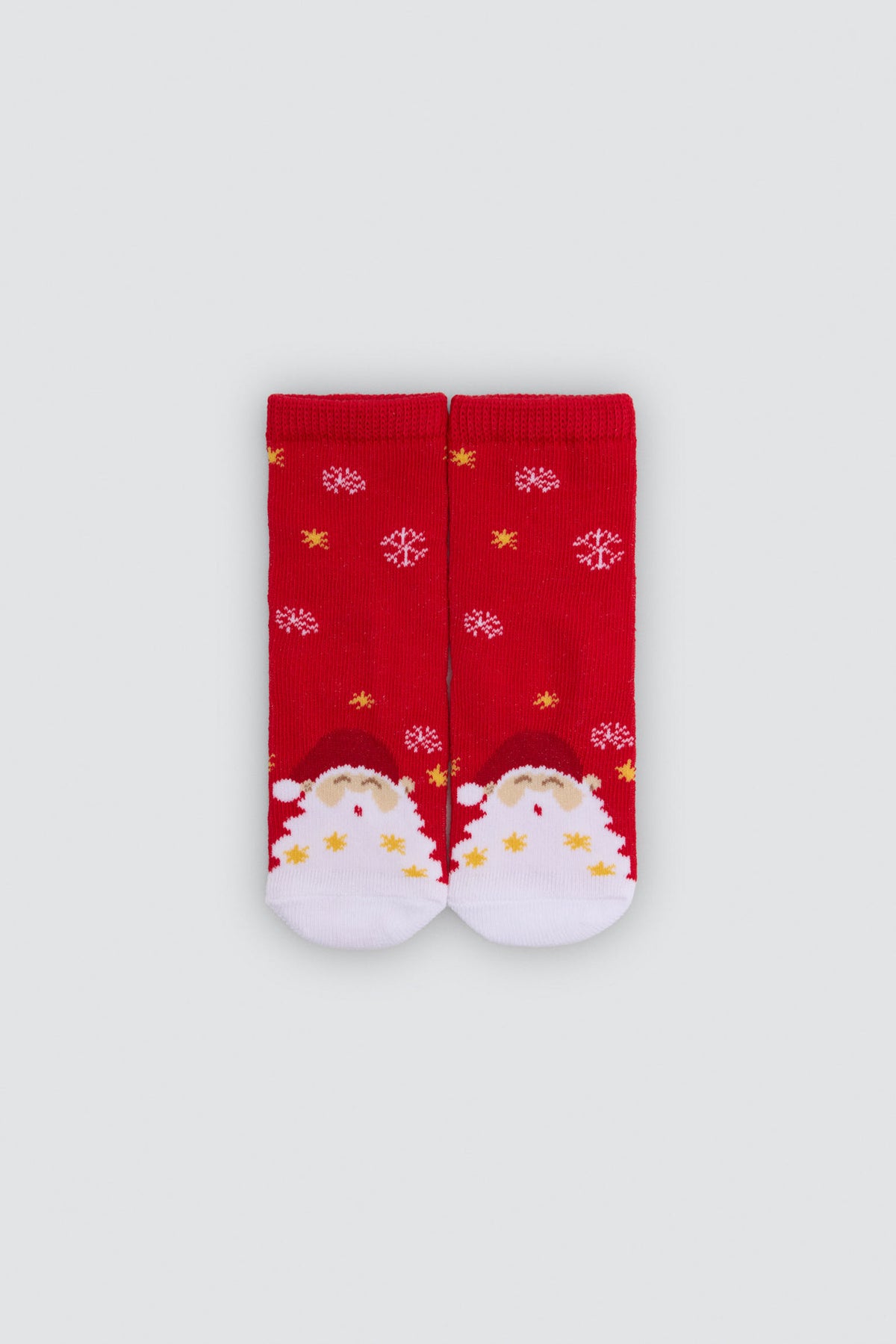 Pack 2 calzini neonato estampado navidad renos y papa noel