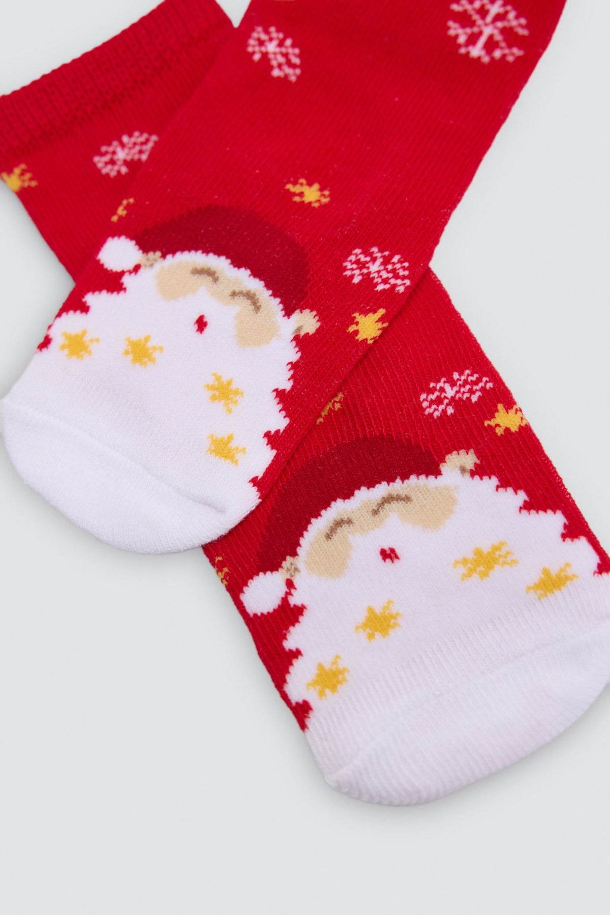 Pack 2 calzini neonato estampado navidad renos y papa noel