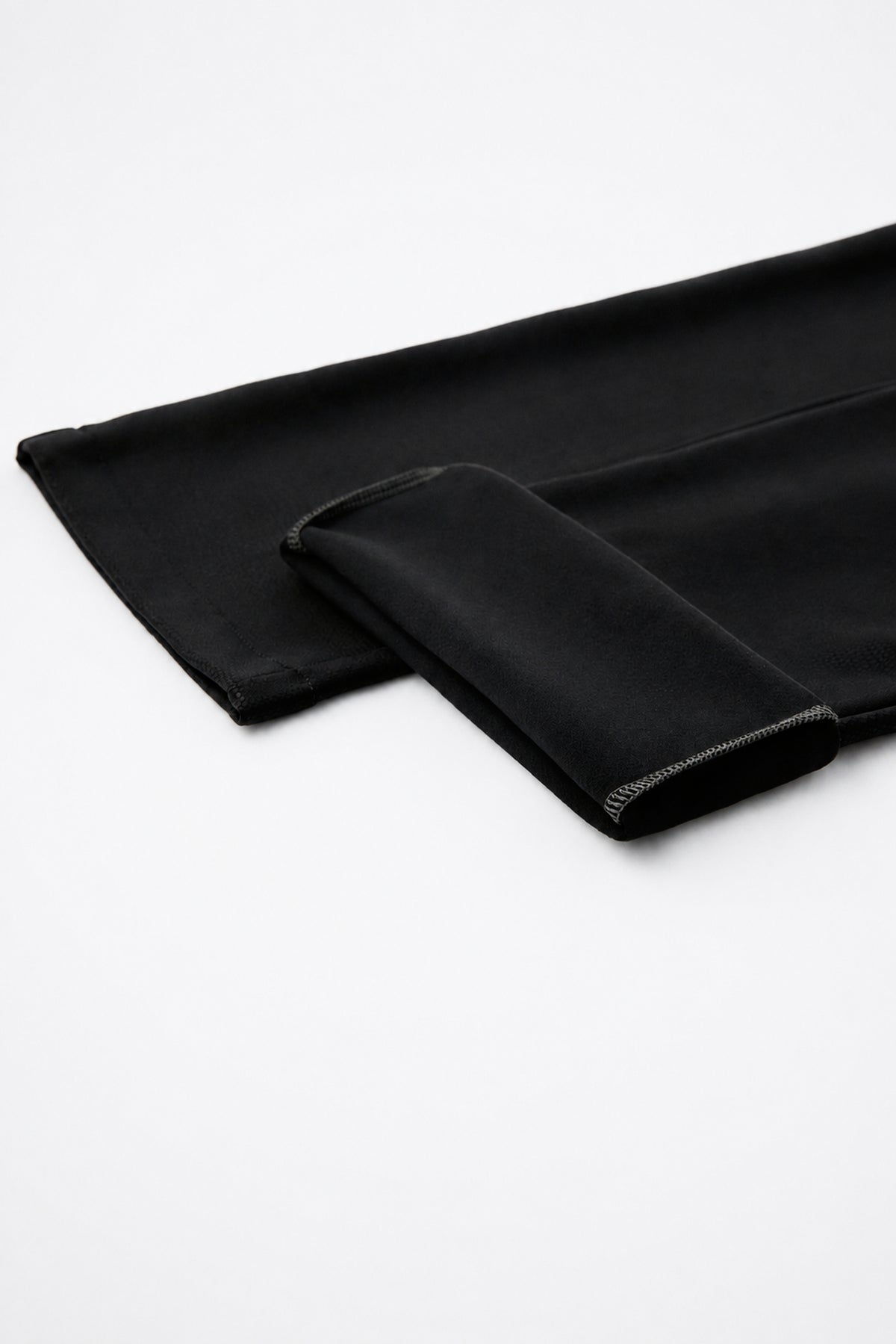 TERMICO Pantaloni efecto piel acampanados push-up nero