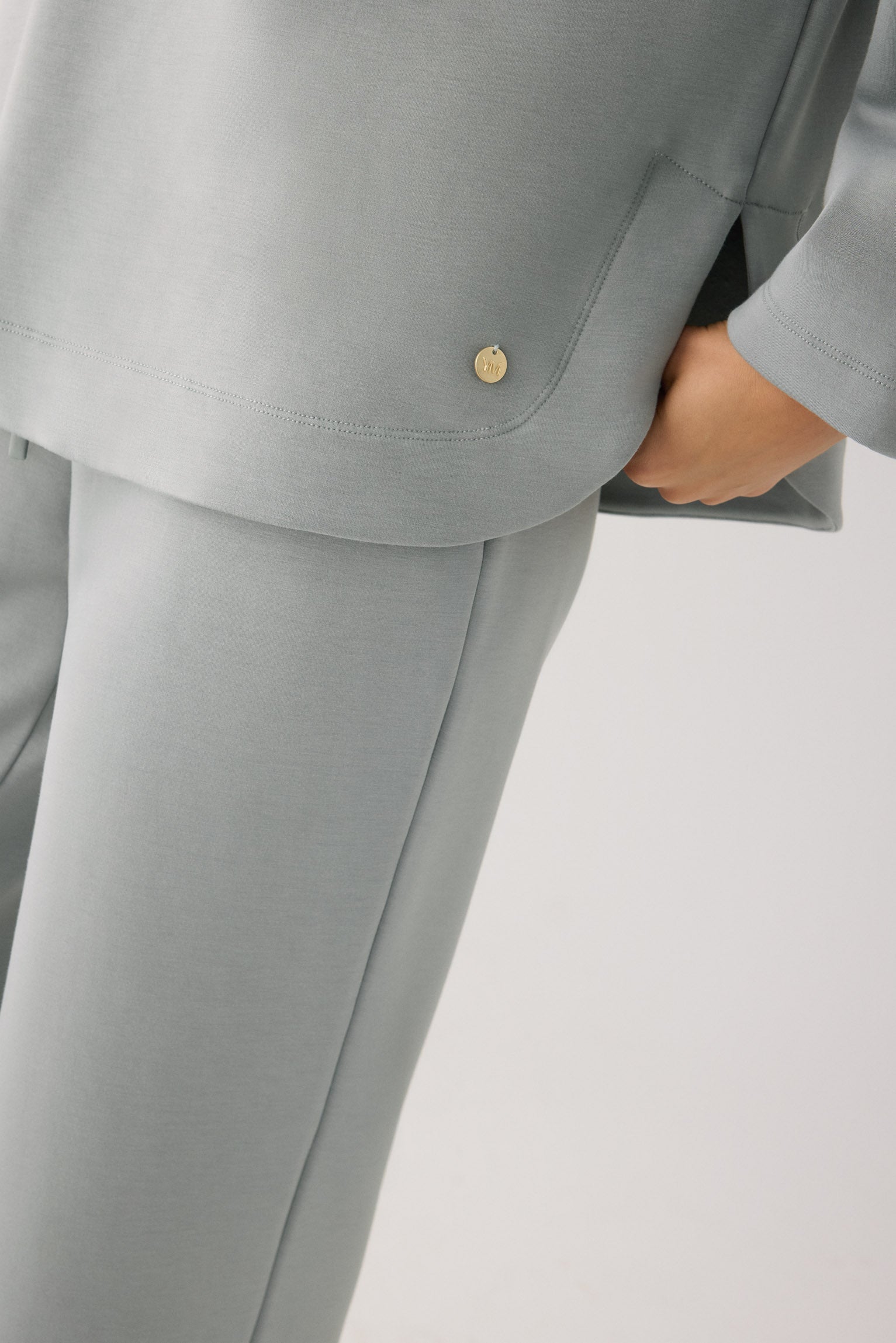70743-laurel-green-pantalones-comodos-rectos-afelpados-tiro-alto-cintura-ajustable-azul