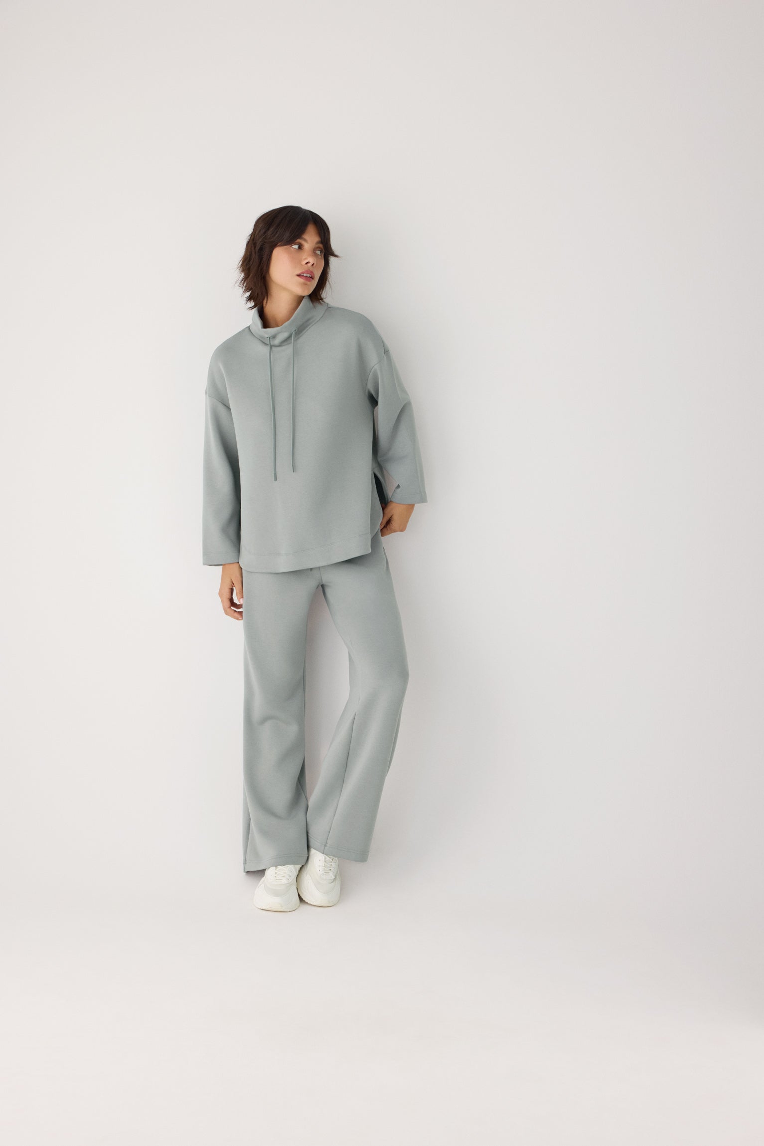 70743-laurel-green-pantalones-comodos-rectos-afelpados-tiro-alto-cintura-ajustable-azul