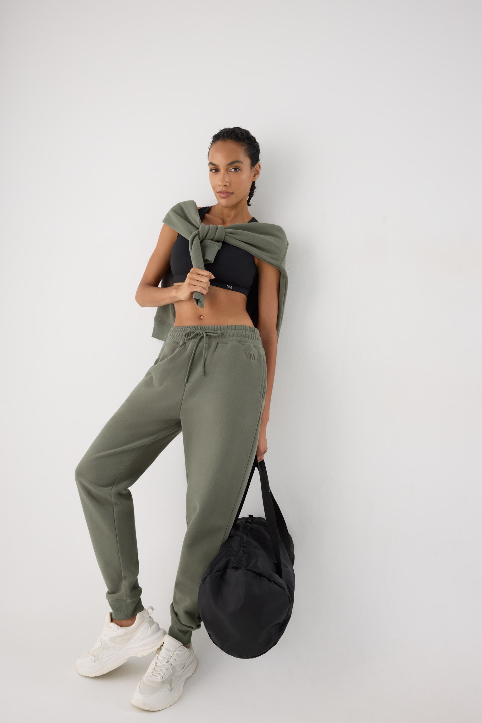 jogger deportivo mujer Slowloom look completo para deporte comodidad patrón relajado para el día a día