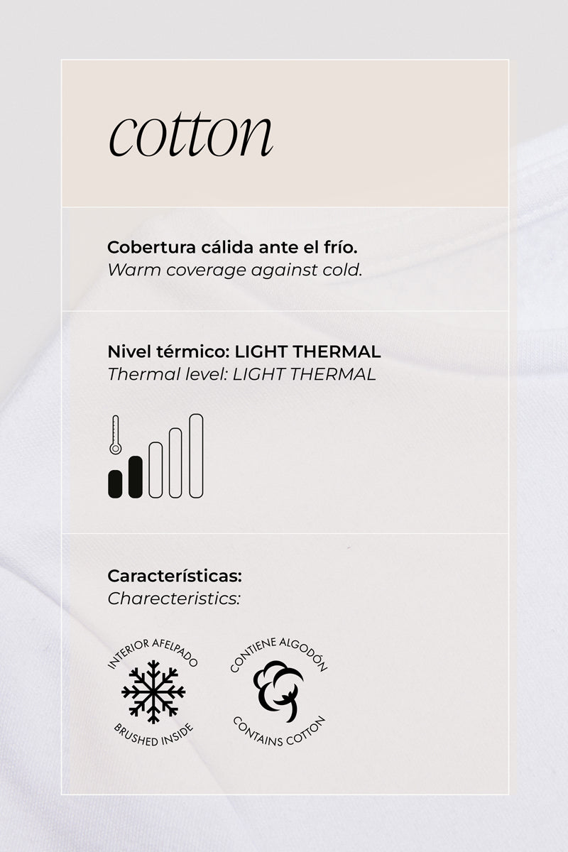 TERMICO LEGGERO T-shirt calda nera girocollo a maniche lunghe