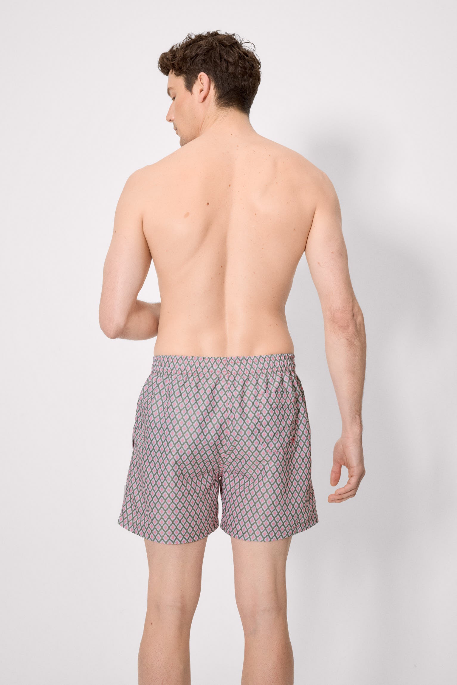 Costume da bagno intero con stampa etnica multicolore