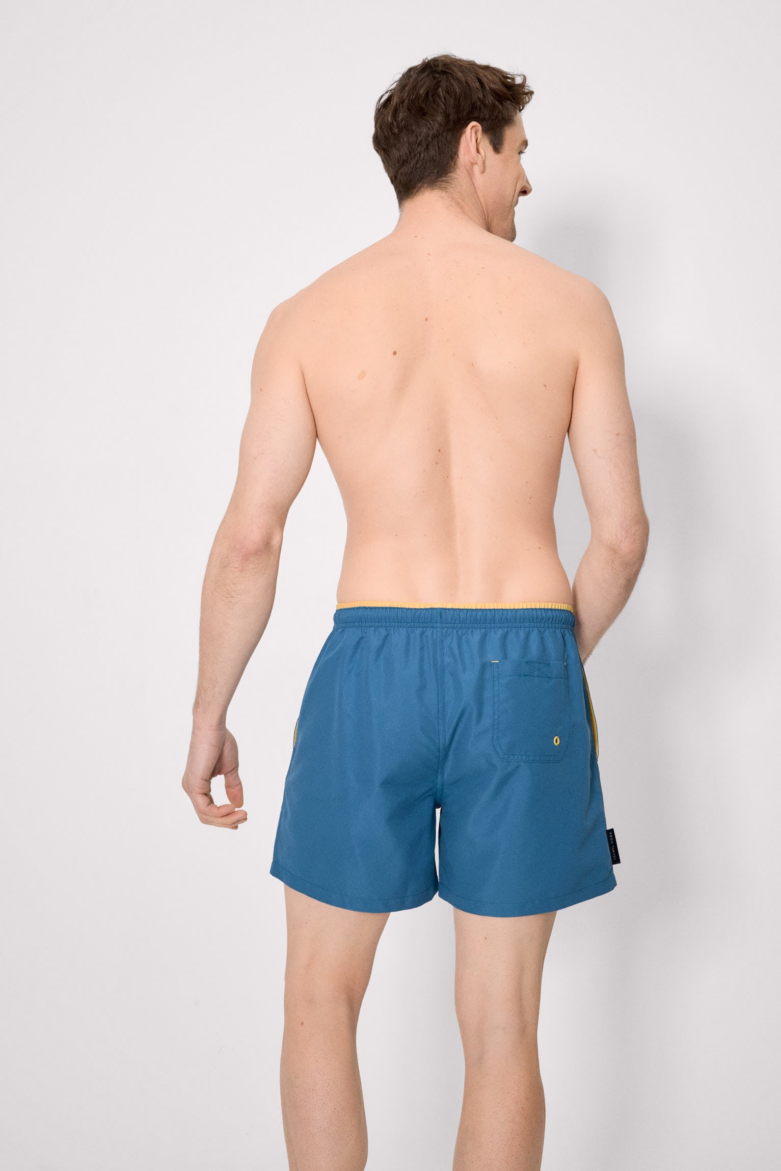 Bañador medio básico azul - Ysabel Mora