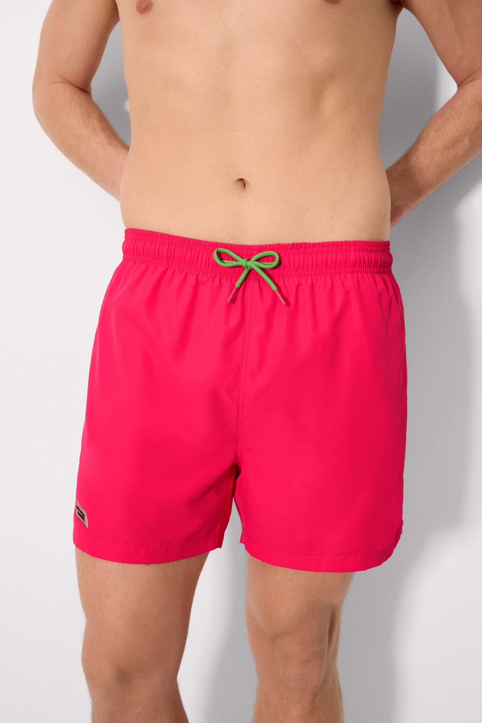 Costume da bagno di media lunghezza fucsia basic Sockarrats