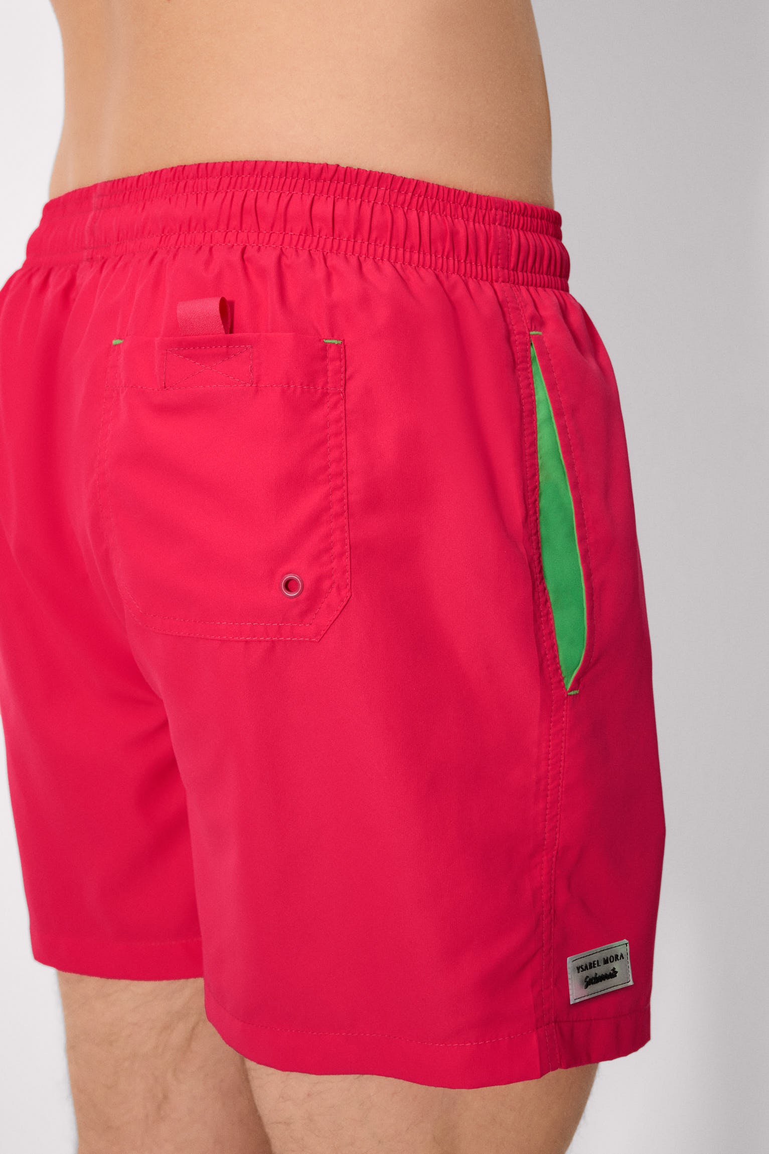 Costume da bagno di media lunghezza fucsia basic Sockarrats