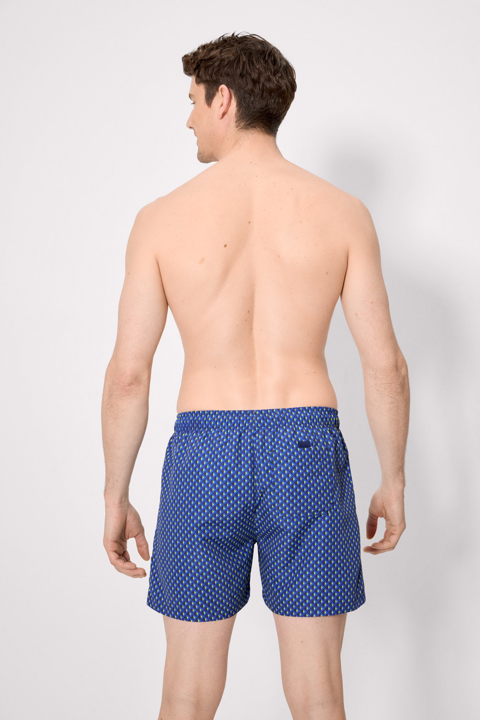 Costume da bagno medio con stampa marina etnica