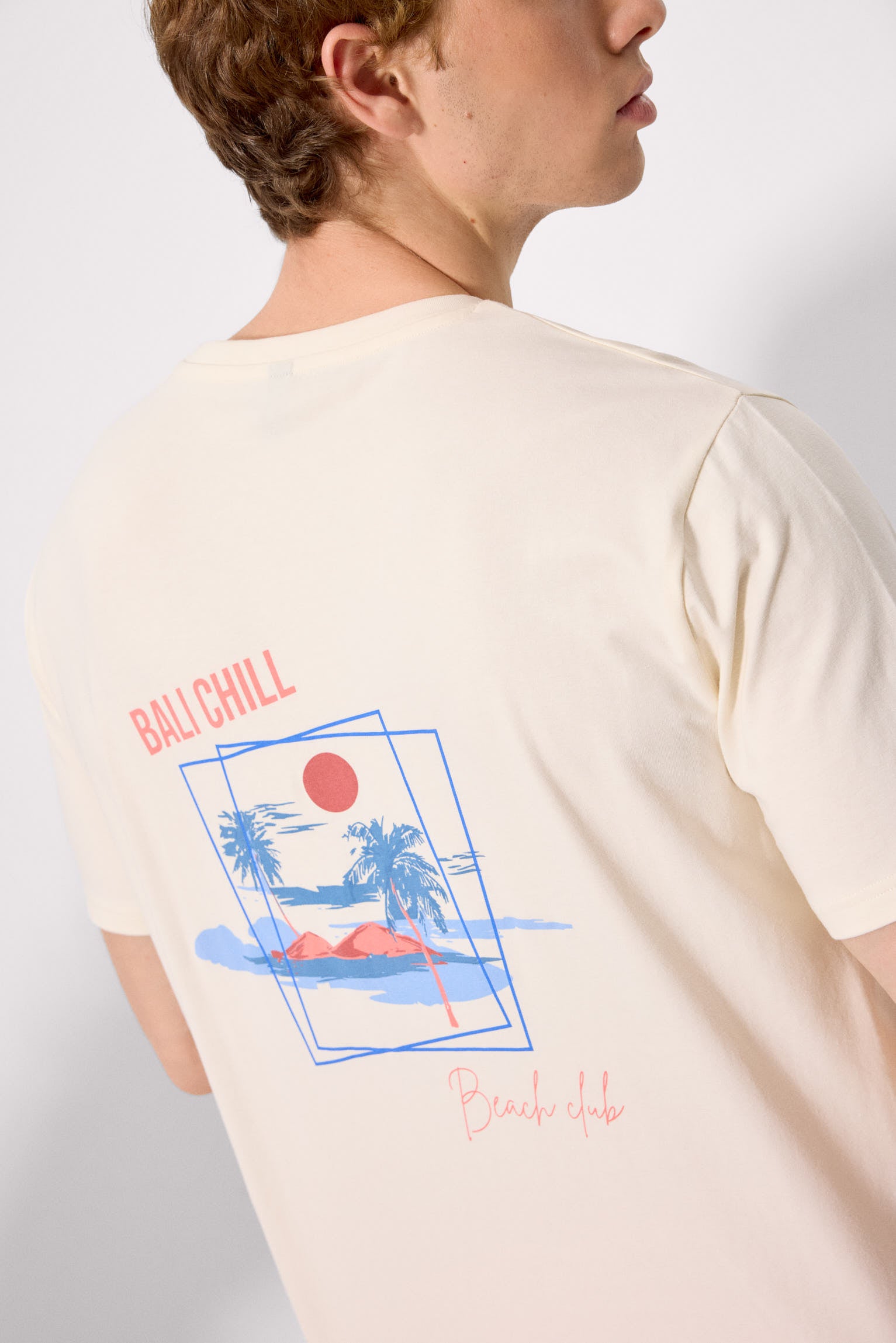 Camiseta manga corta estampado Bali Chill - Ysabel Mora