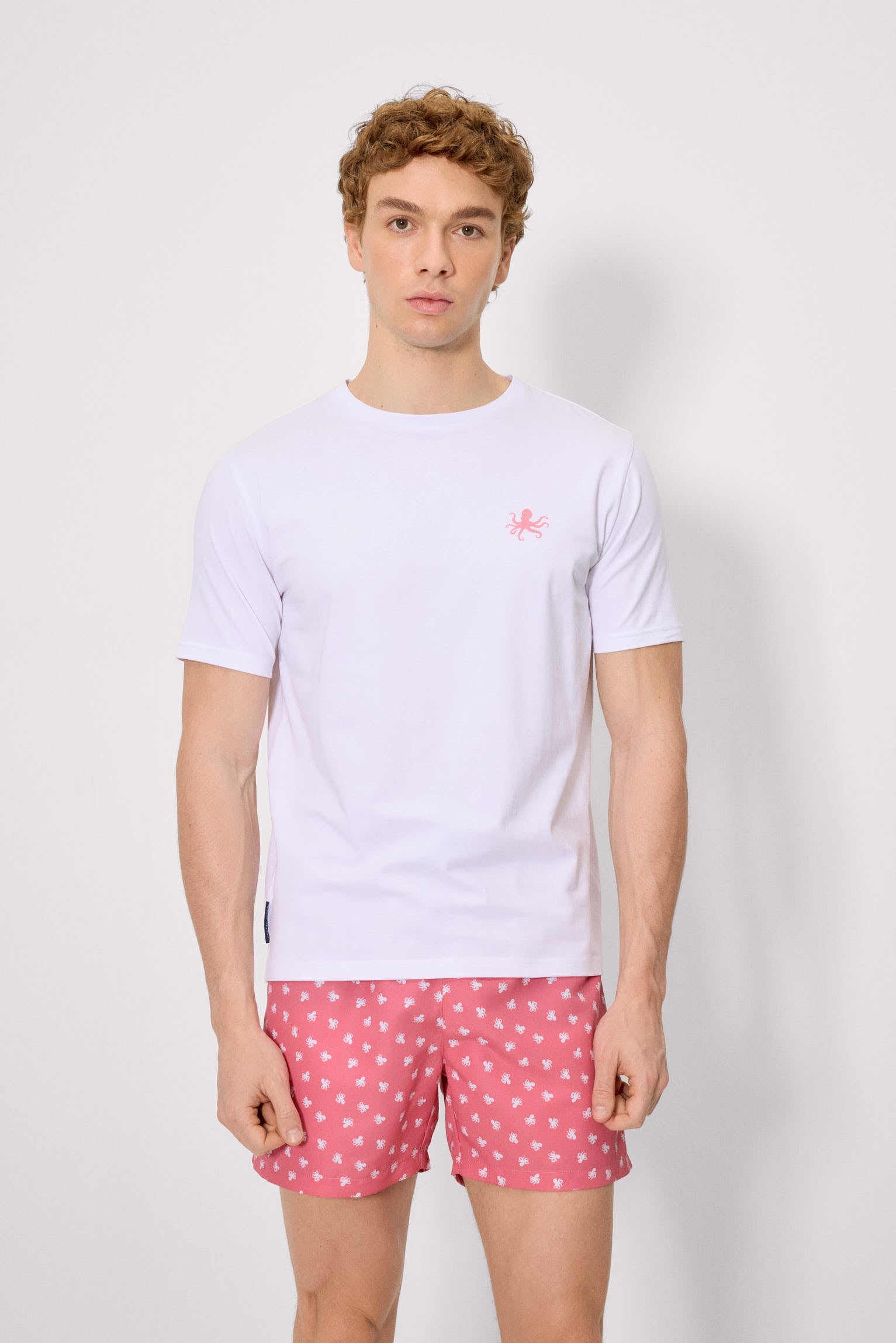 Camiseta manga corta básica Let me sea blanco - Ysabel Mora