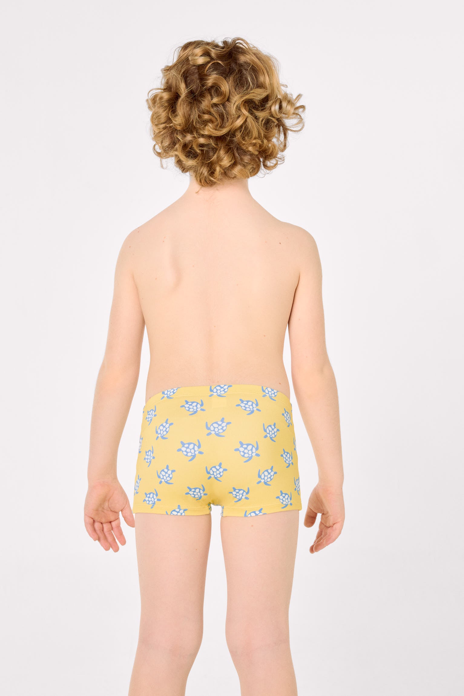 Costume da bagno boxer da bambino con stampa tartaruga