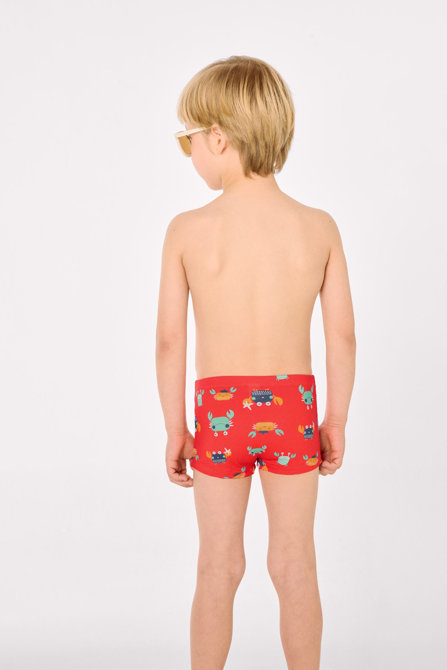Bañador bóxer niño estampado cangrejos - Ysabel Mora