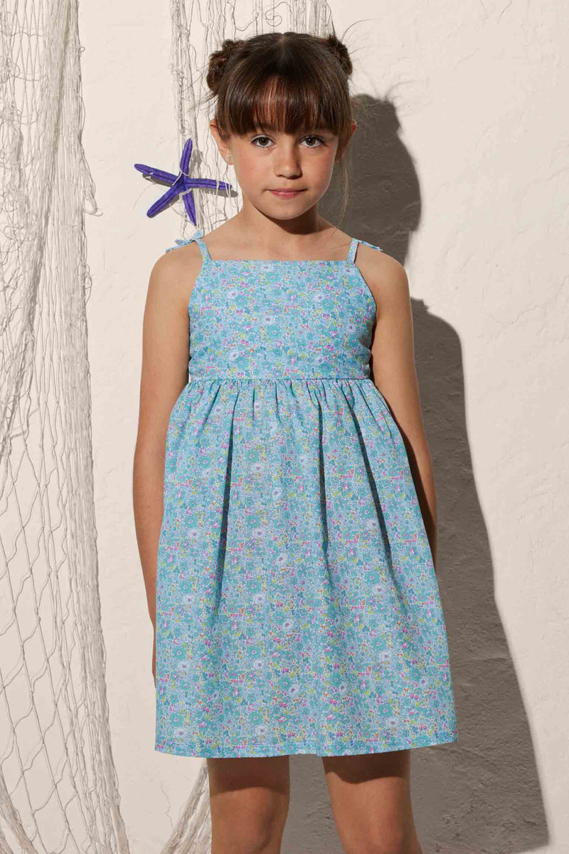 95518-1-vestido-verano-nina-estampado-flores-ysabel-mora - Azul