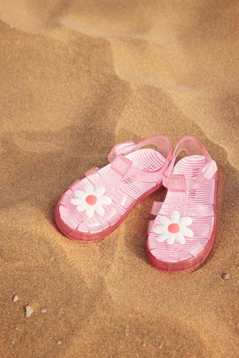 Sandali da spiaggia a righe