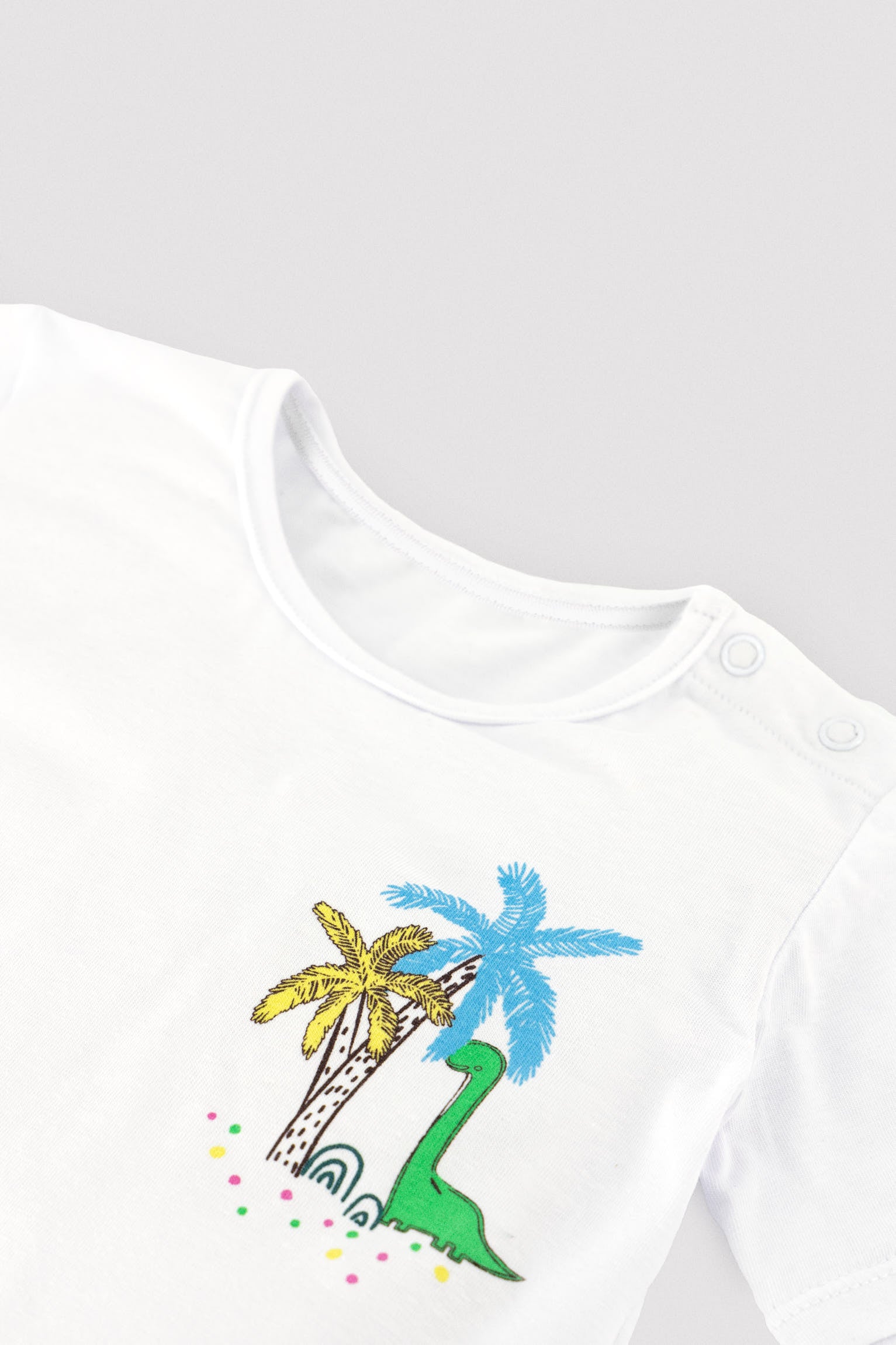 Set di t-shirt e boxer con stampa di dinosauro