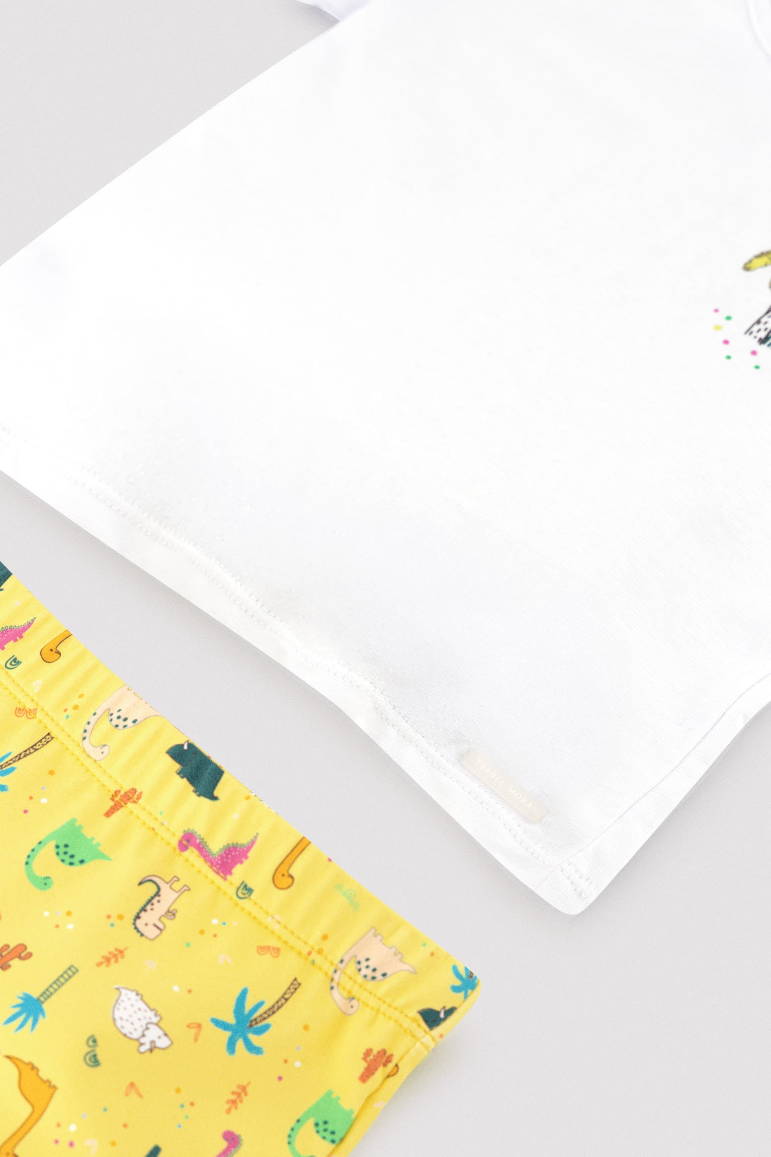 Set di t-shirt e boxer con stampa di dinosauro