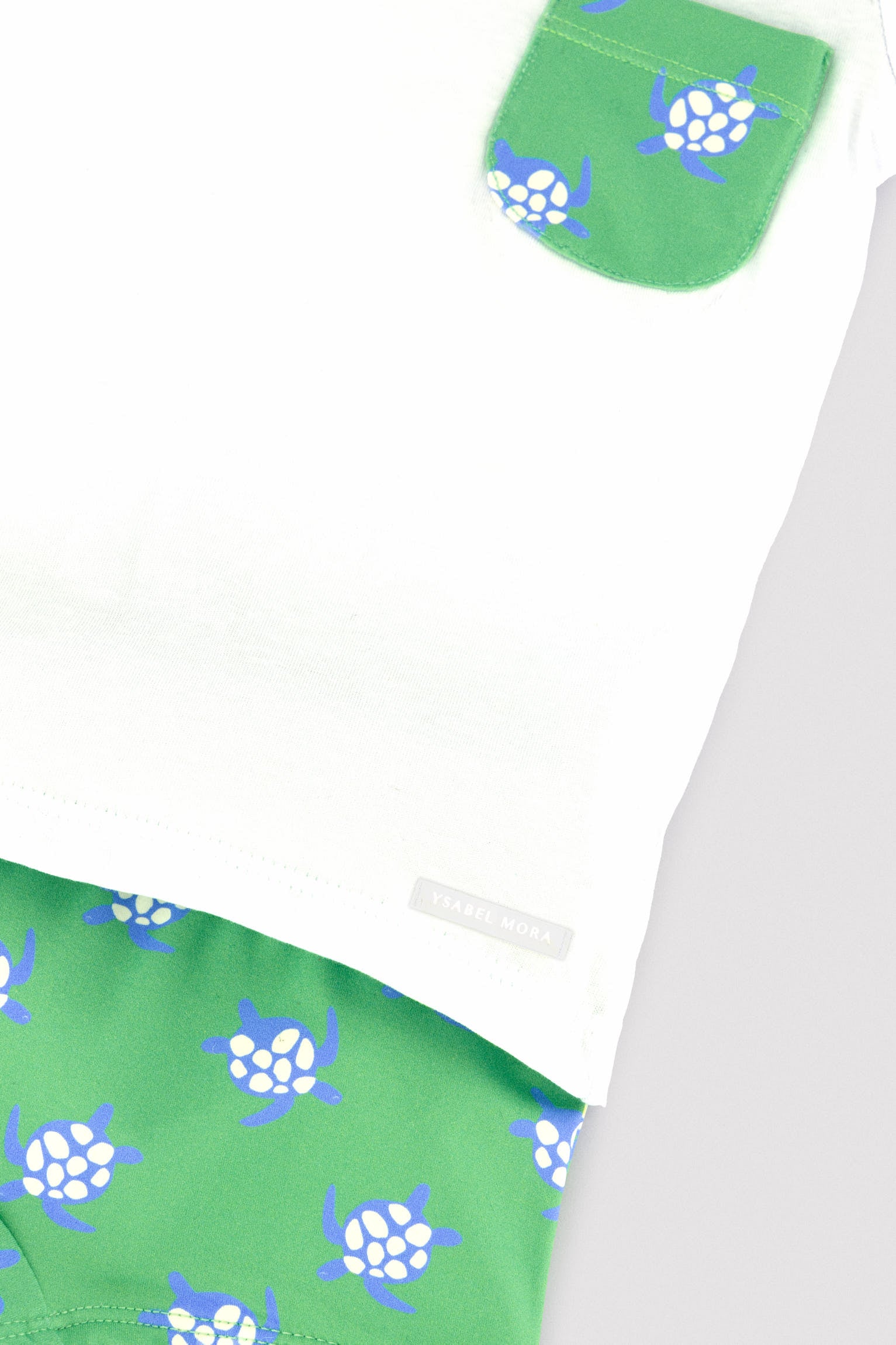 Set di t-shirt e boxer con stampa di tartaruga