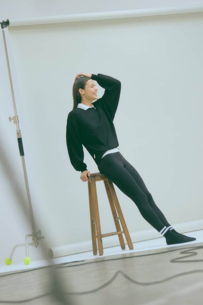 Leggings neri push-up modellanti