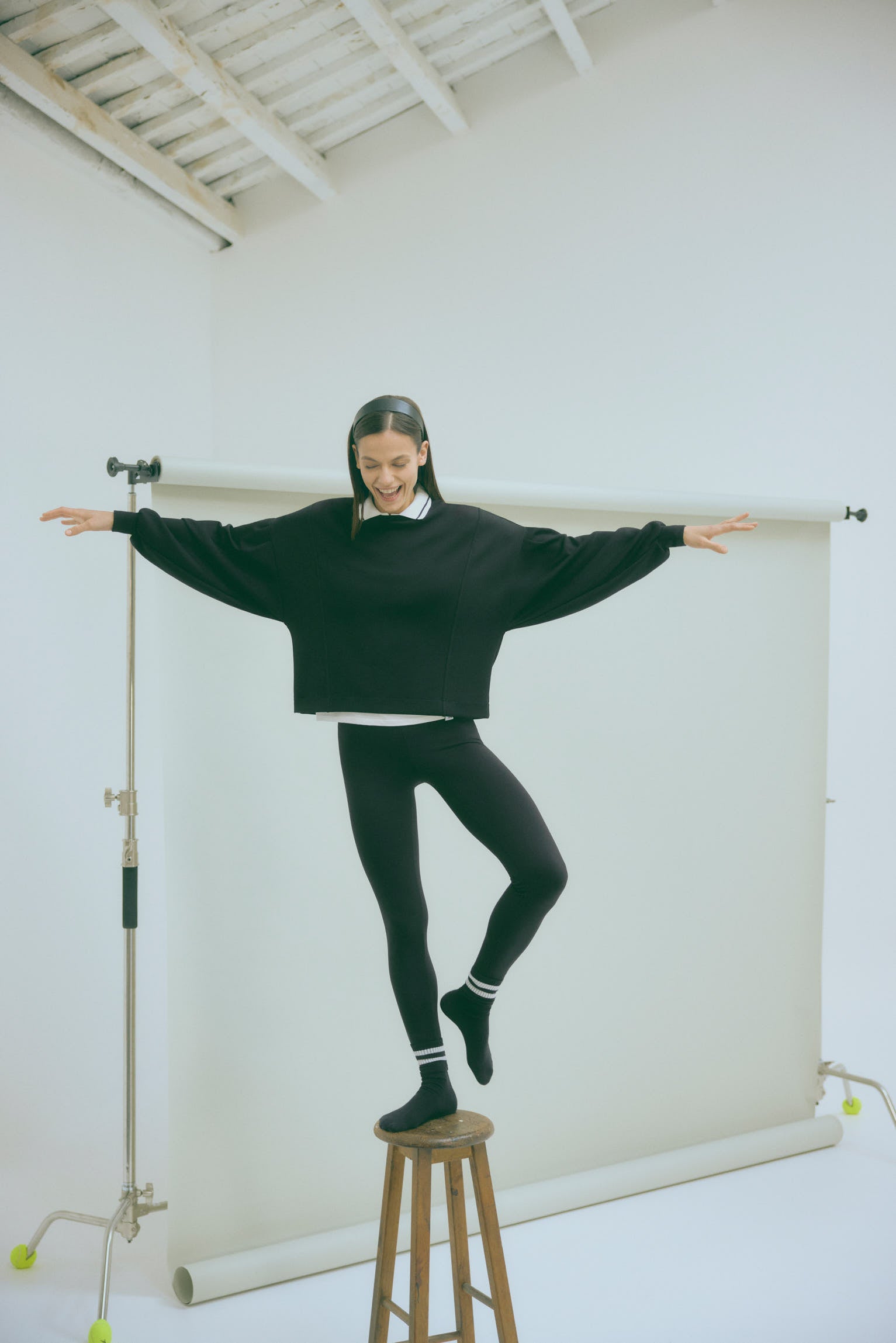 Leggings neri push-up modellanti