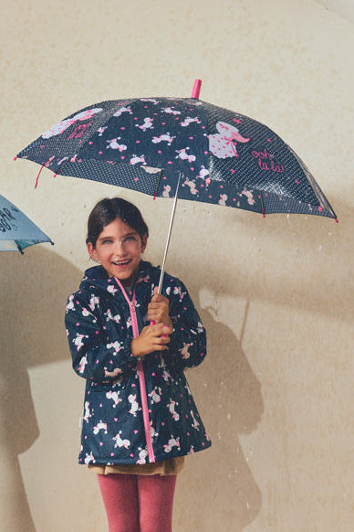 Paraguas bambina estampado caniches