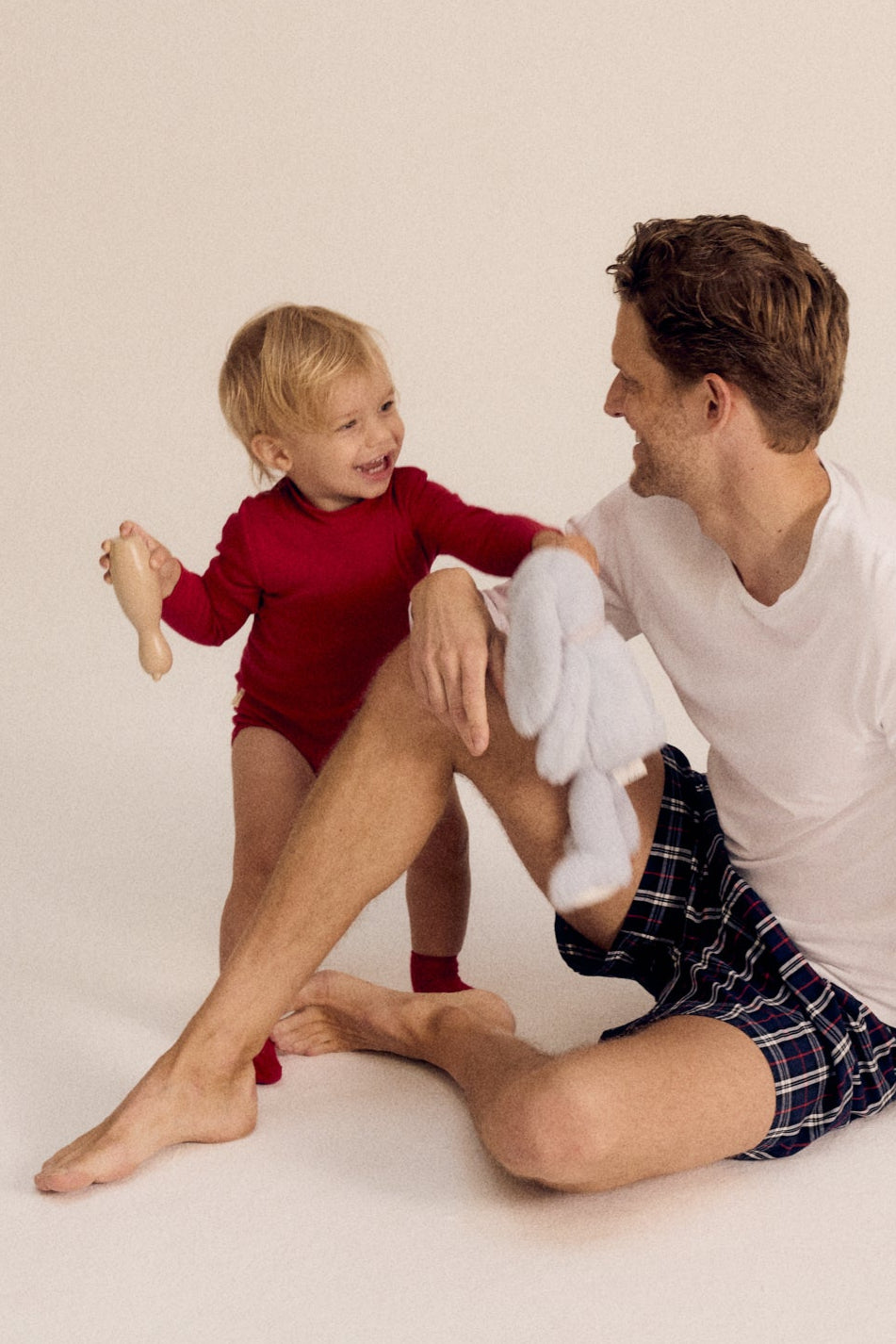 Body basic per bebè rosso a collo alto