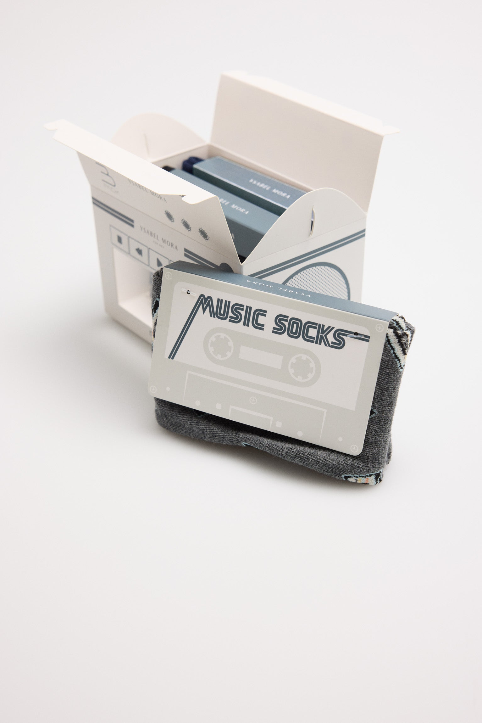 Confezione regalo di 3 calzini stampati musicali