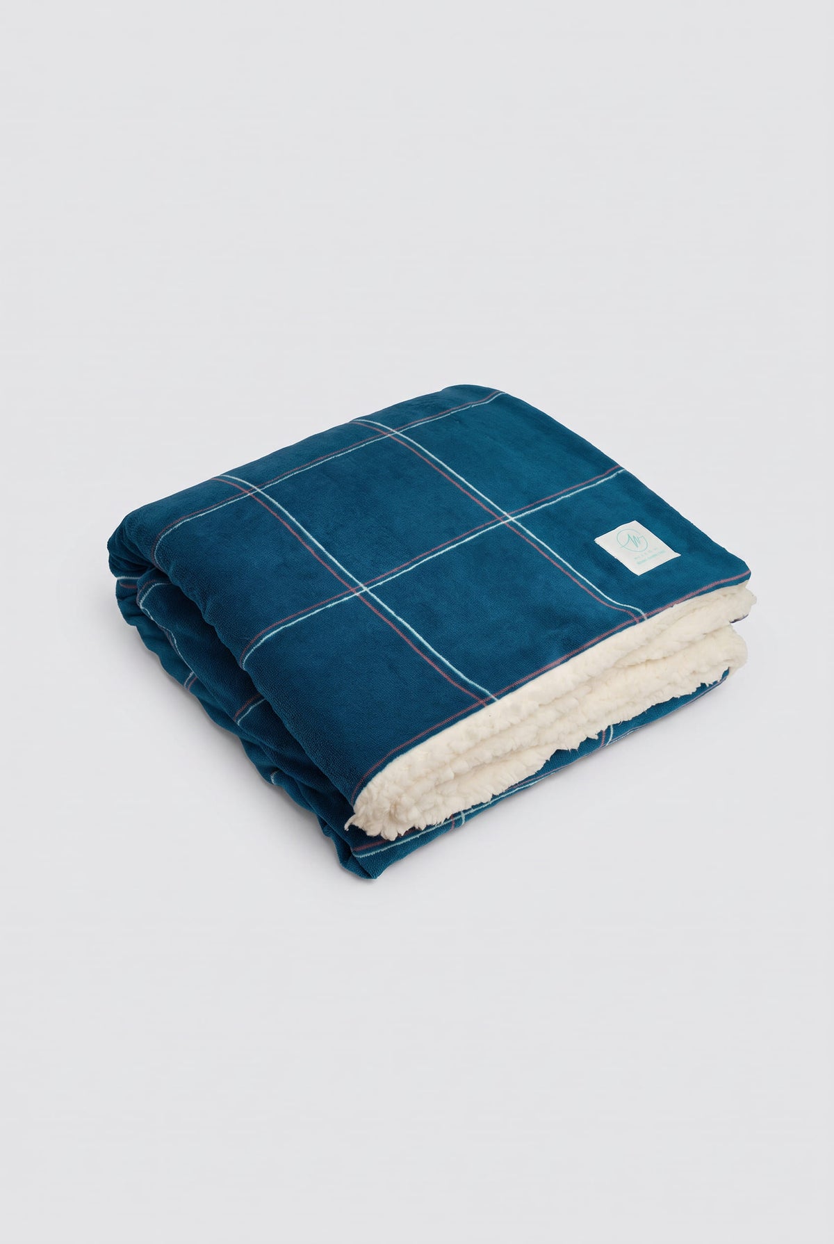 Coperta in sherpa a quadri