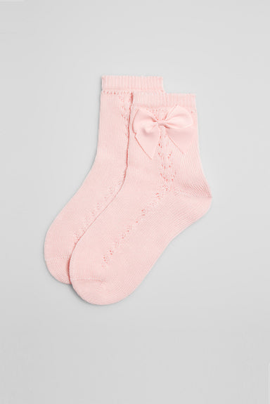 02853-0-calcetines-infantiles-calados-ysabel-mora - Rosa