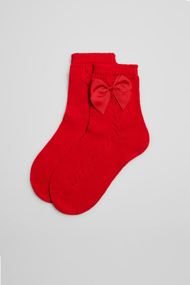 02853-9-calcetines-infantiles-calados-ysabel-mora - rojo