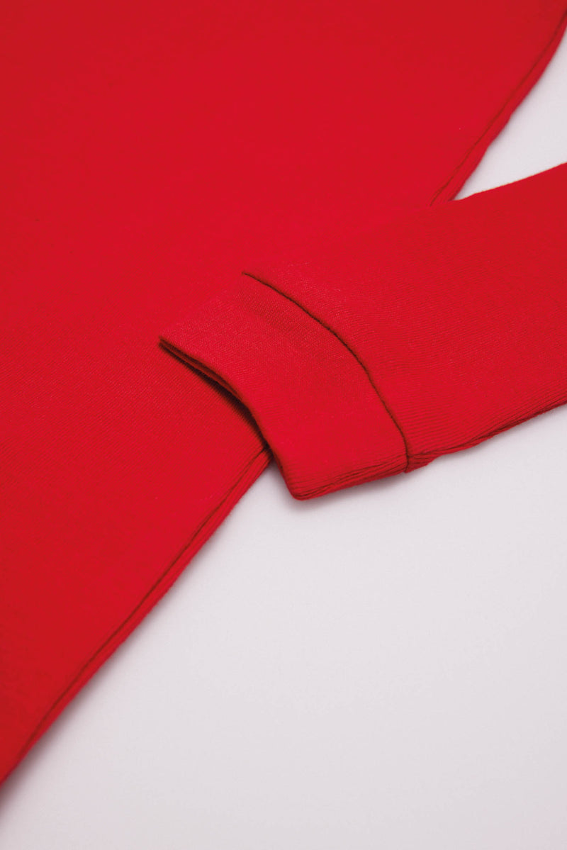 18308 1 camiseta interior manga larga niño - Rojo