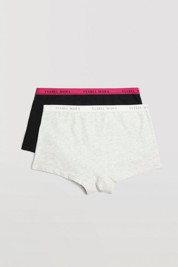 18859-1-boxer-short-teen-girl-ysabel-mora-pack - Multicolor