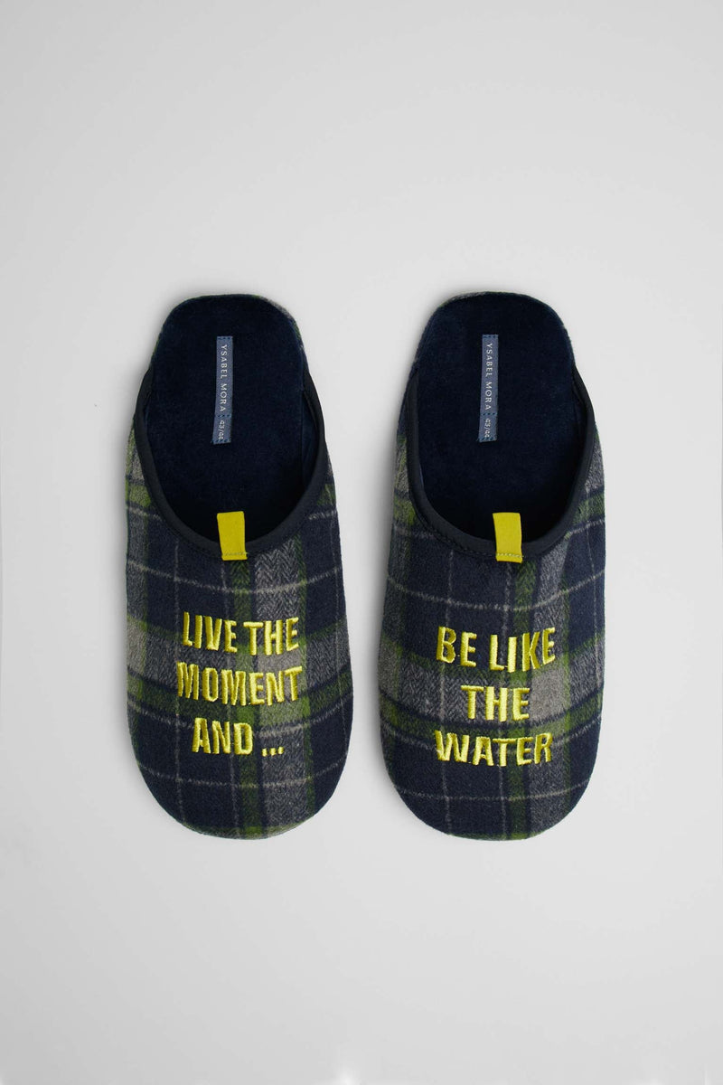 Zapatillas de casa Live the moment