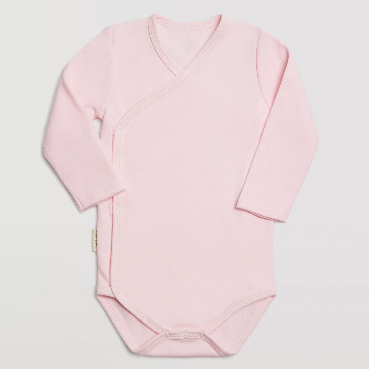 Body per neonato in puro cotone beige con colletto con stampa FAGOTTINO da Neonata