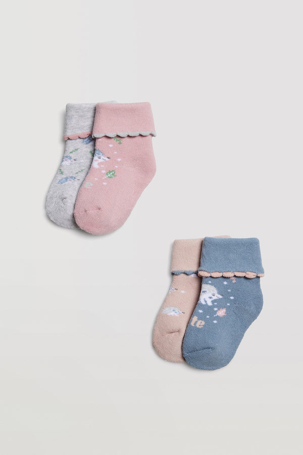 Calcetines bebé térmicos pack de 4