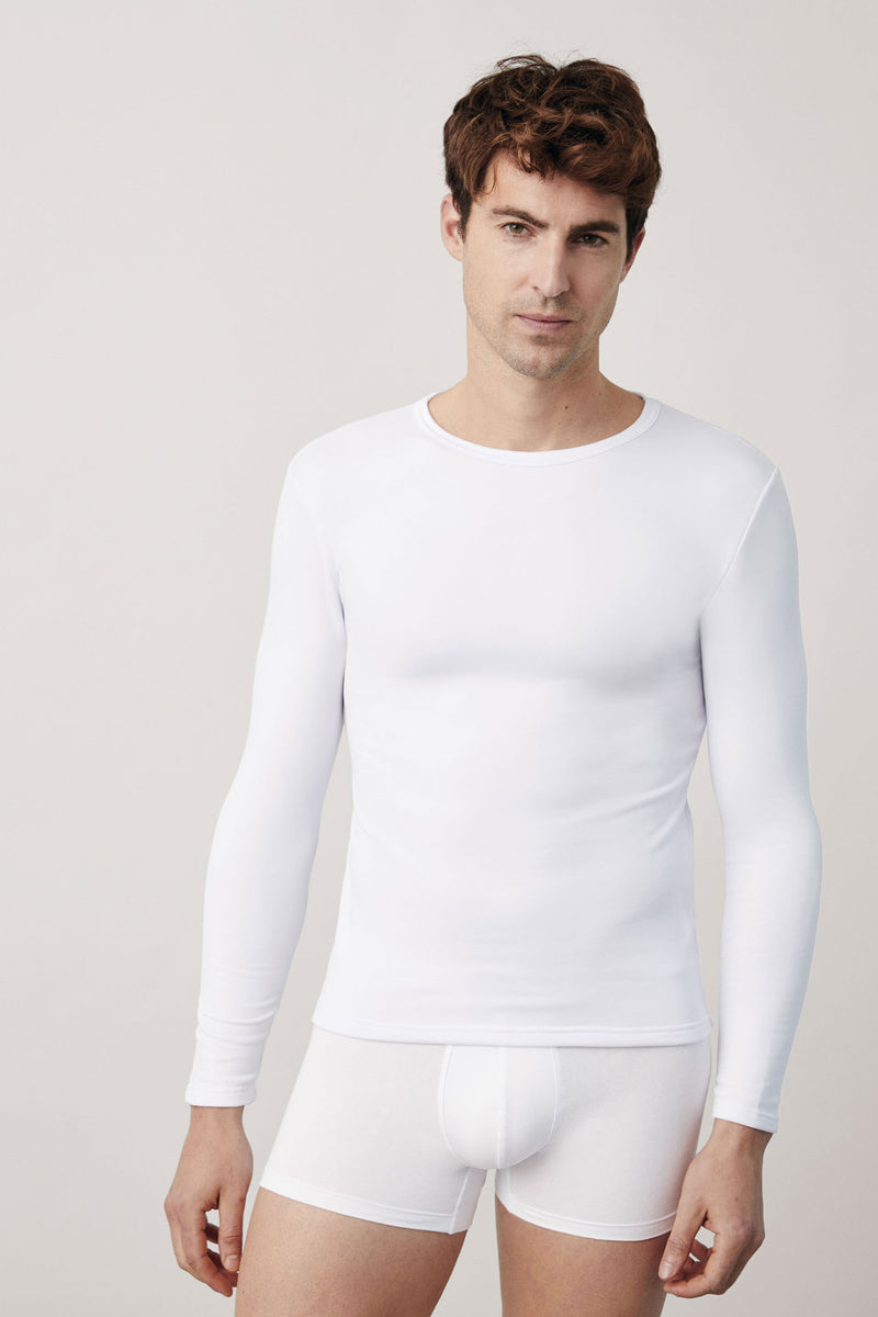 70102 1 camiseta interior termica manga larga - Blanco