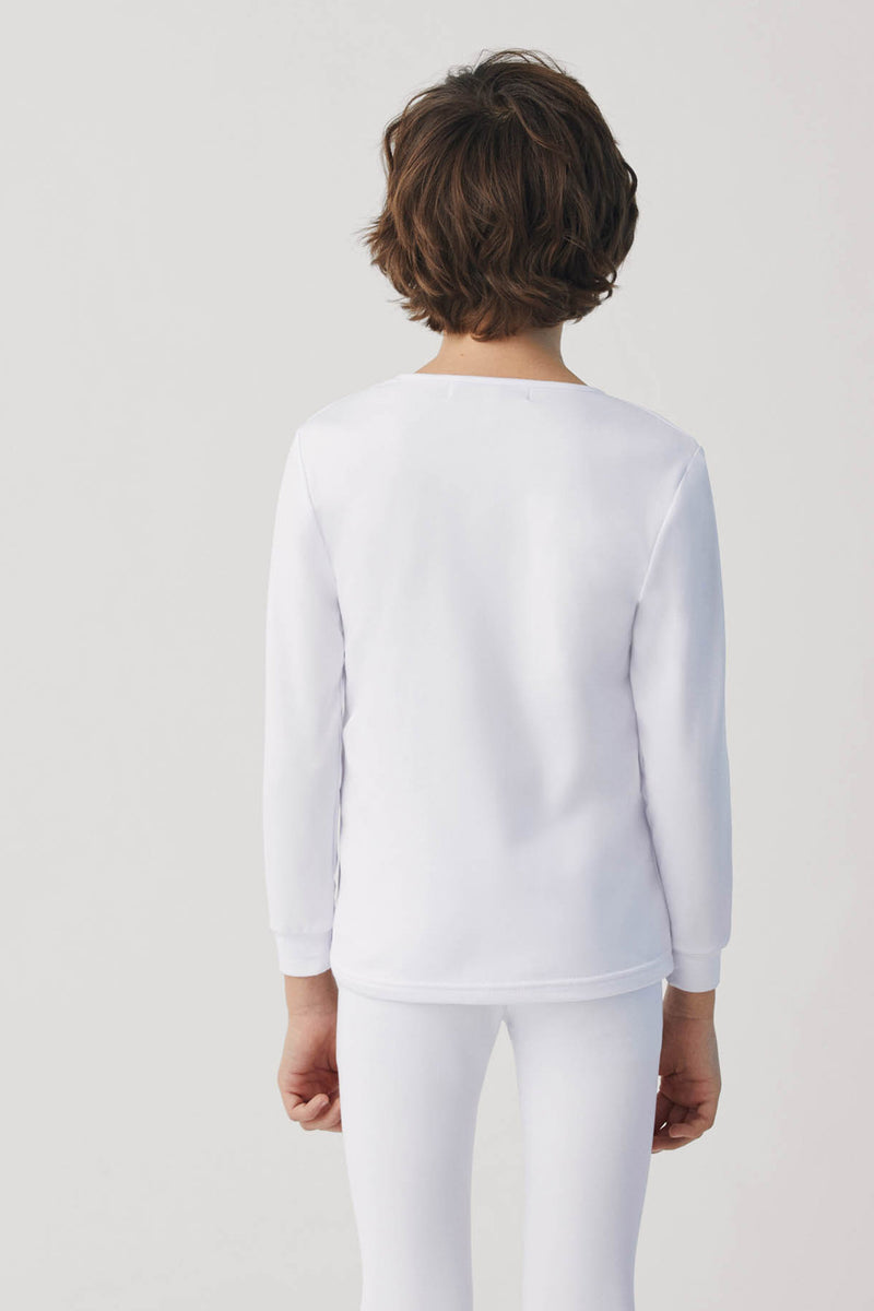 70300 5 camiseta interior termica infantil - Blanco