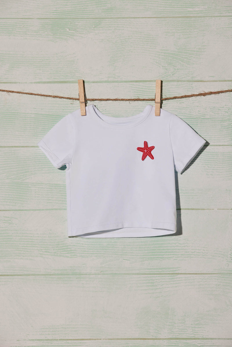 97523-2-camiseta-manga-corta-bebe-ysabel-mora - Blanco